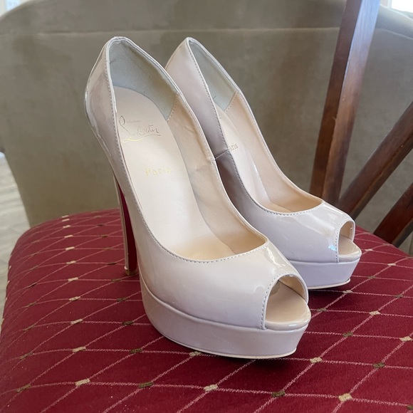 Christian Louboutin Peeptoe Heels - Picture 3 of 9